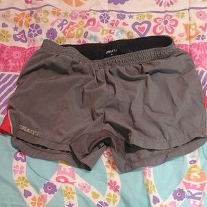 Craft Women's Athletic Gray Shorts